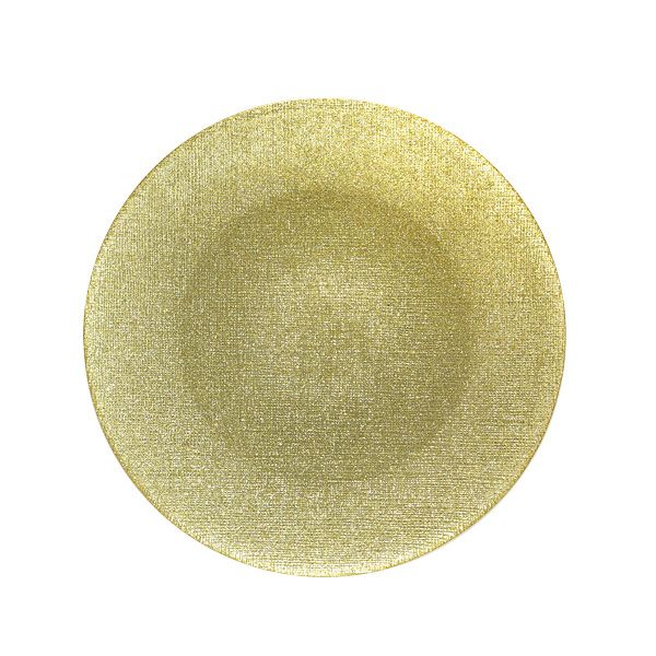 グリッター プレート 21cm ニューゴールド | Vetro Felice - 幸せの