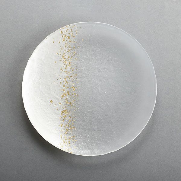 ホライズン プレート 28cm ホワイト | Vetro Felice - 幸せのガラス