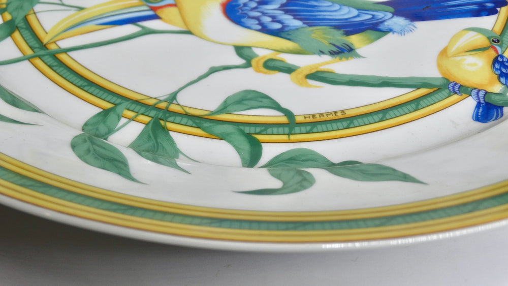 Hermes Porcelain Toucan Plate – Vintage by Misty