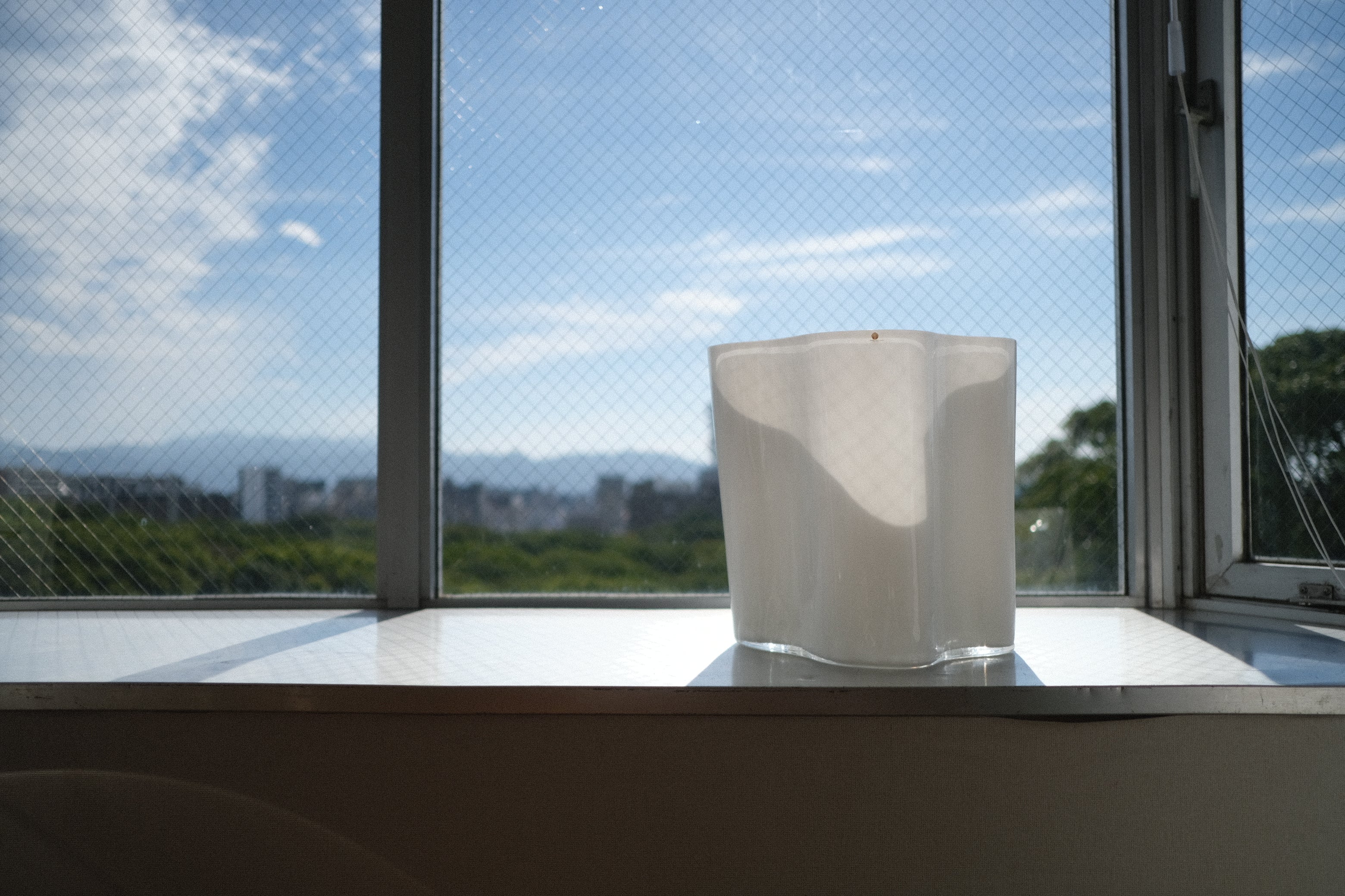 アルヴァ・アアルト サヴォイベース 330mm ホワイト 木枠成形