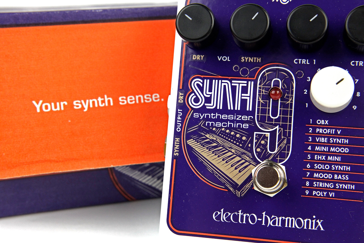 Electro-Harmonix SYNTH9 Synthesizer Machine Pedal - Vintage King