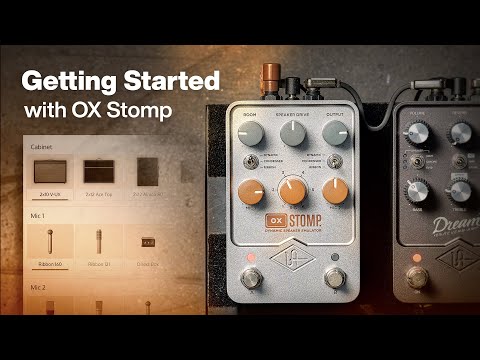 Universal Audio UAFX OX Stomp Dynamic Speaker Emulator Pedal (B