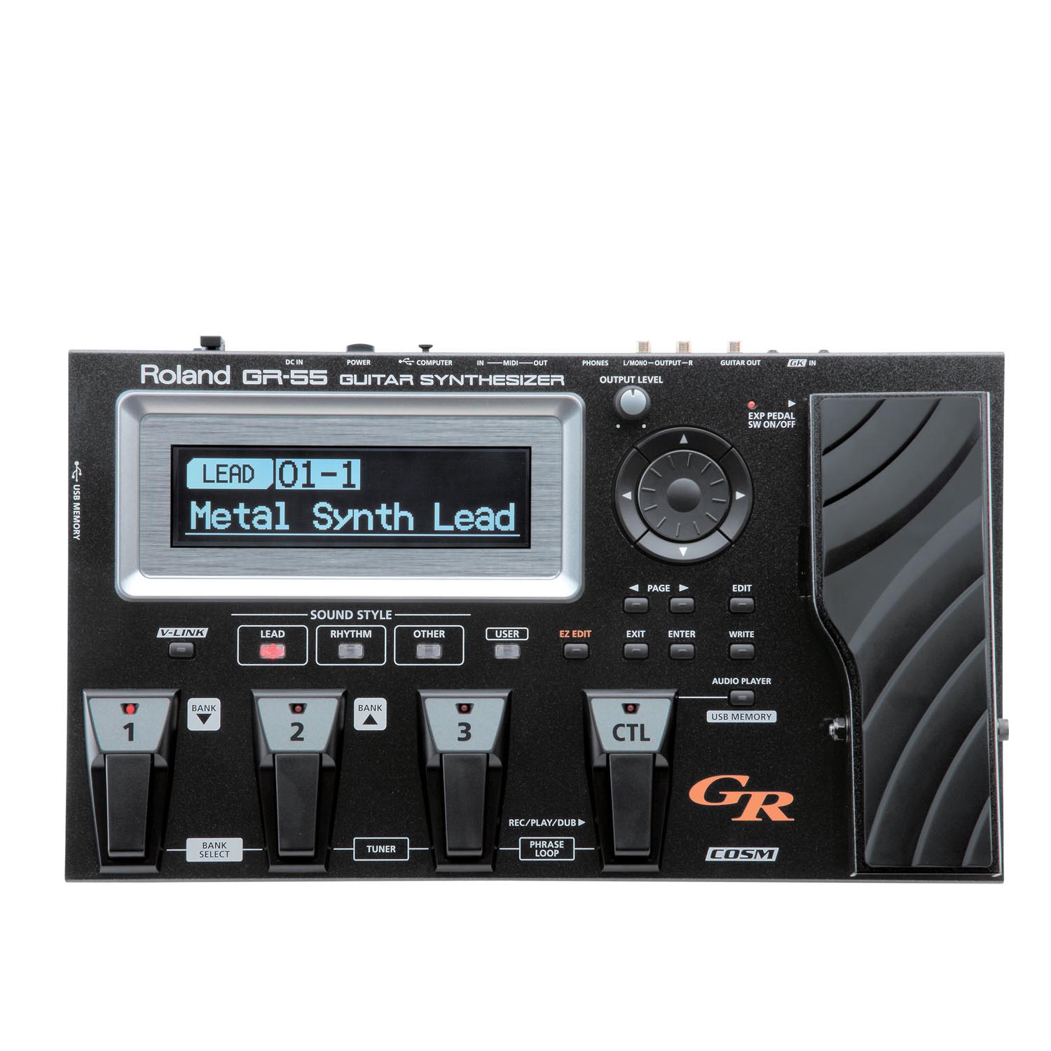 Roland GR-55 Guitar Synth - Black - With GK-3 Pickup - Vintage King