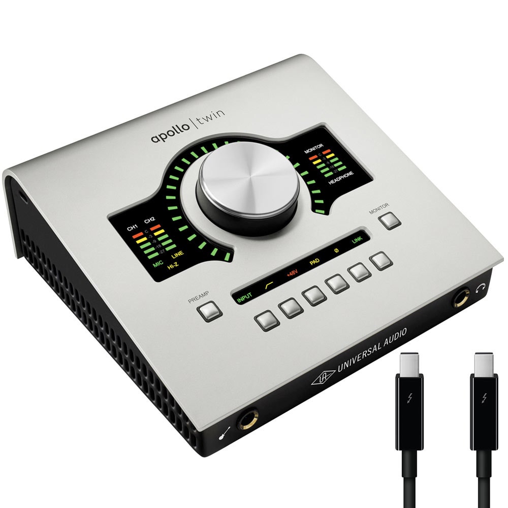 Universal Audio Apollo Twin DUO MKI w/ FREE Thunderbolt Cable