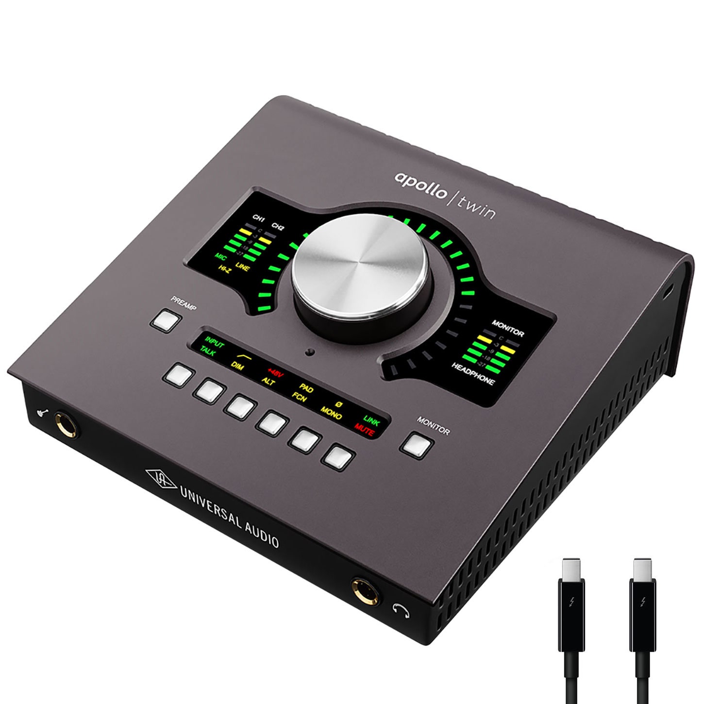 Universal Audio Apollo Twin MKII QUAD Audio Interface with 2 UAD