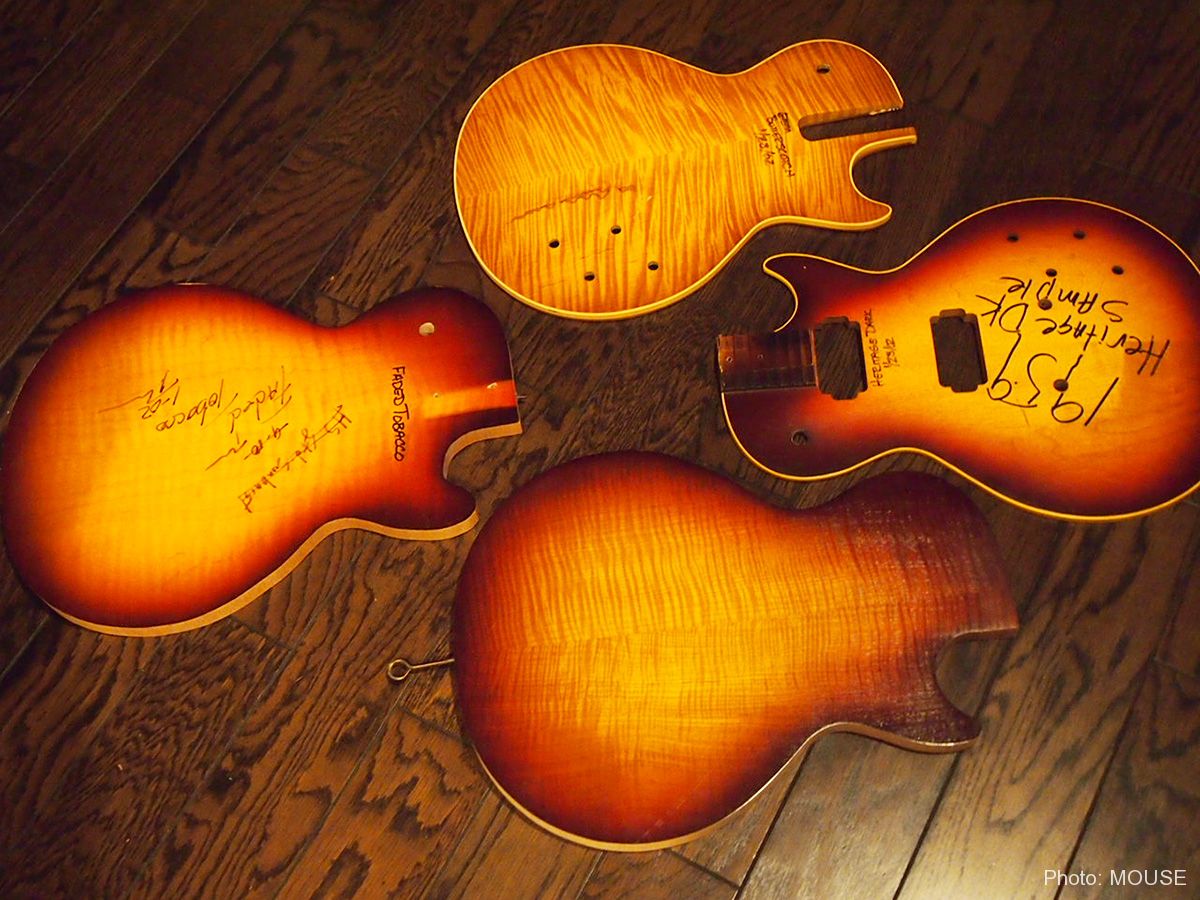 レスポールのメイプルトップ・カラーサンプル | Vintage Maniacs