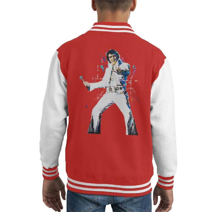 Sidney Maurer Original Portrait Of Elvis Presley Kids Varsity