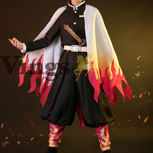 鬼滅の刃 衣装】 アニメ 豪華版 煉獄杏寿郎 (れんごくきょうじゅろう