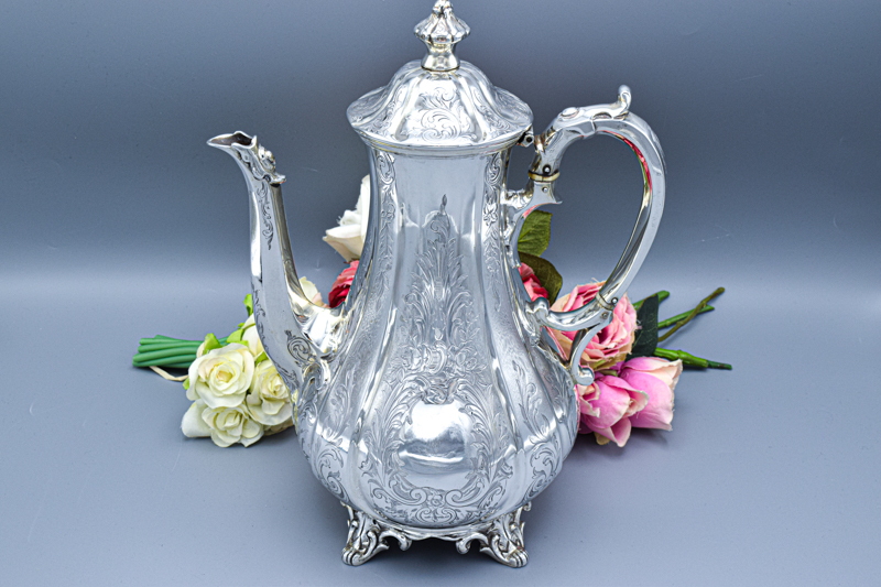 アンティークシルバー、アンティーク銀器、純銀製(925) 1853年制作