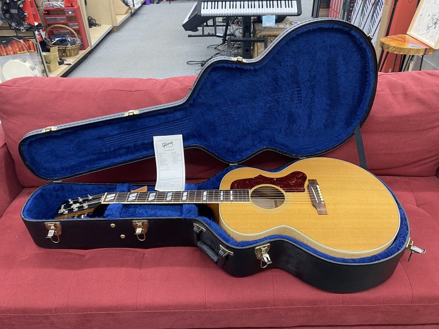 Gibson J-185 Acoustic-Electric Guitar 2007 - Natural with Case