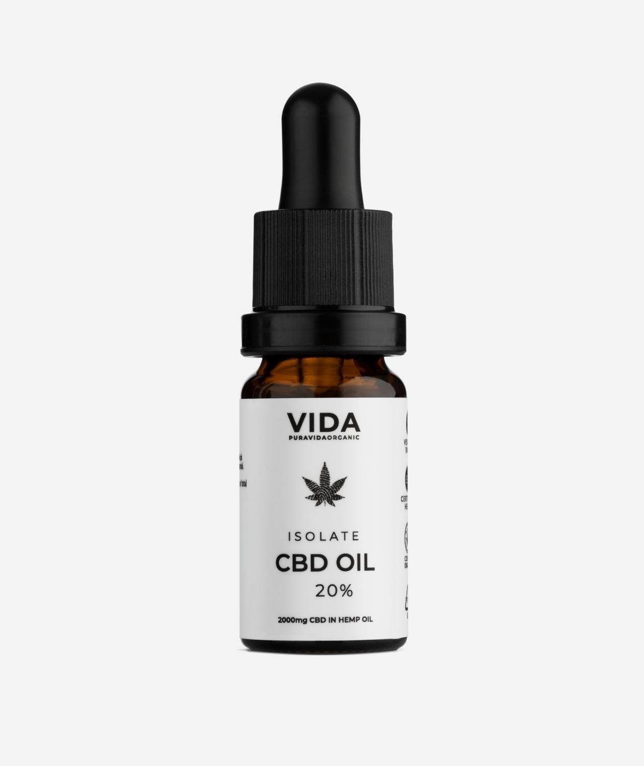CBD oil 20% - 2000mg 10ml - Pura Vida Organic