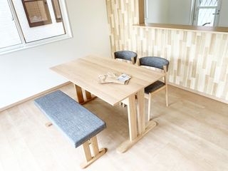4人掛けダイニングテーブルセット 食卓テーブル＋ダイニングベンチ