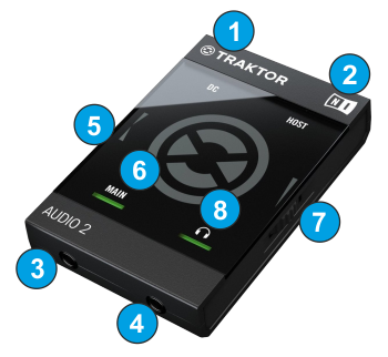 VirtualDJ - Traktor Audio 2 MK2 - Layout