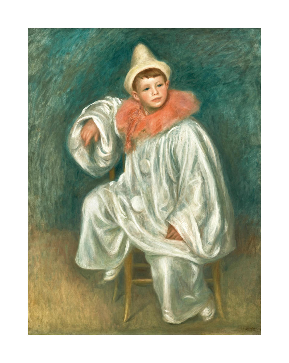 The White Pierrot, between 1901 and 1902 by Pierre-Auguste Renoir