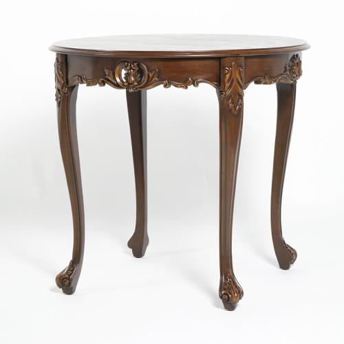 ラウンドテーブル カフェテーブル 直径:80CM ブラウン VTA4235-8-5