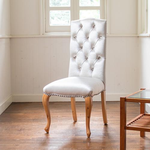 英国アンティーク木製ベッドルームチェア/ダイニングイス/サロン椅子