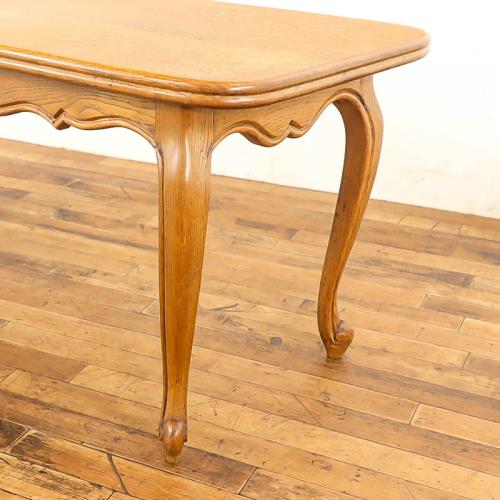 フランスアンティーク コーヒーテーブル 机 オーク材 v_64623