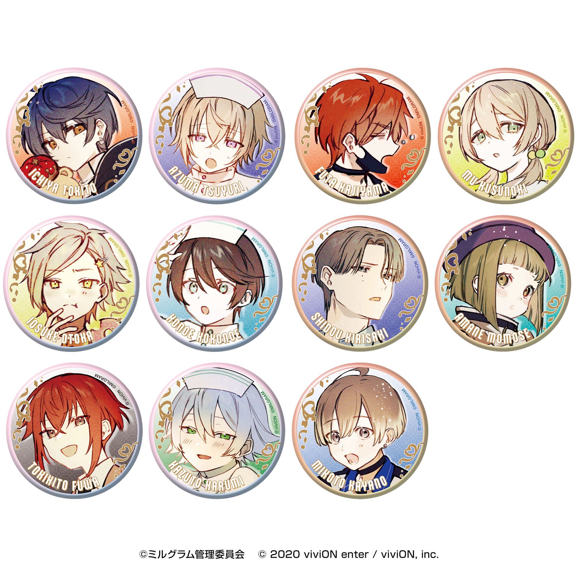 缶バッジ］ぷちミルケスタ 第2弾ver. ブラインド缶バッジ（バラ