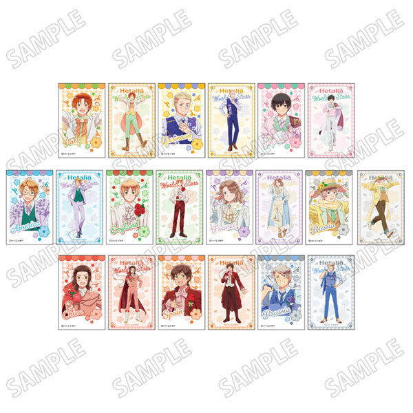 ヘタリア World☆Stars 描き下ろし缶バッジコレクション【フラワー