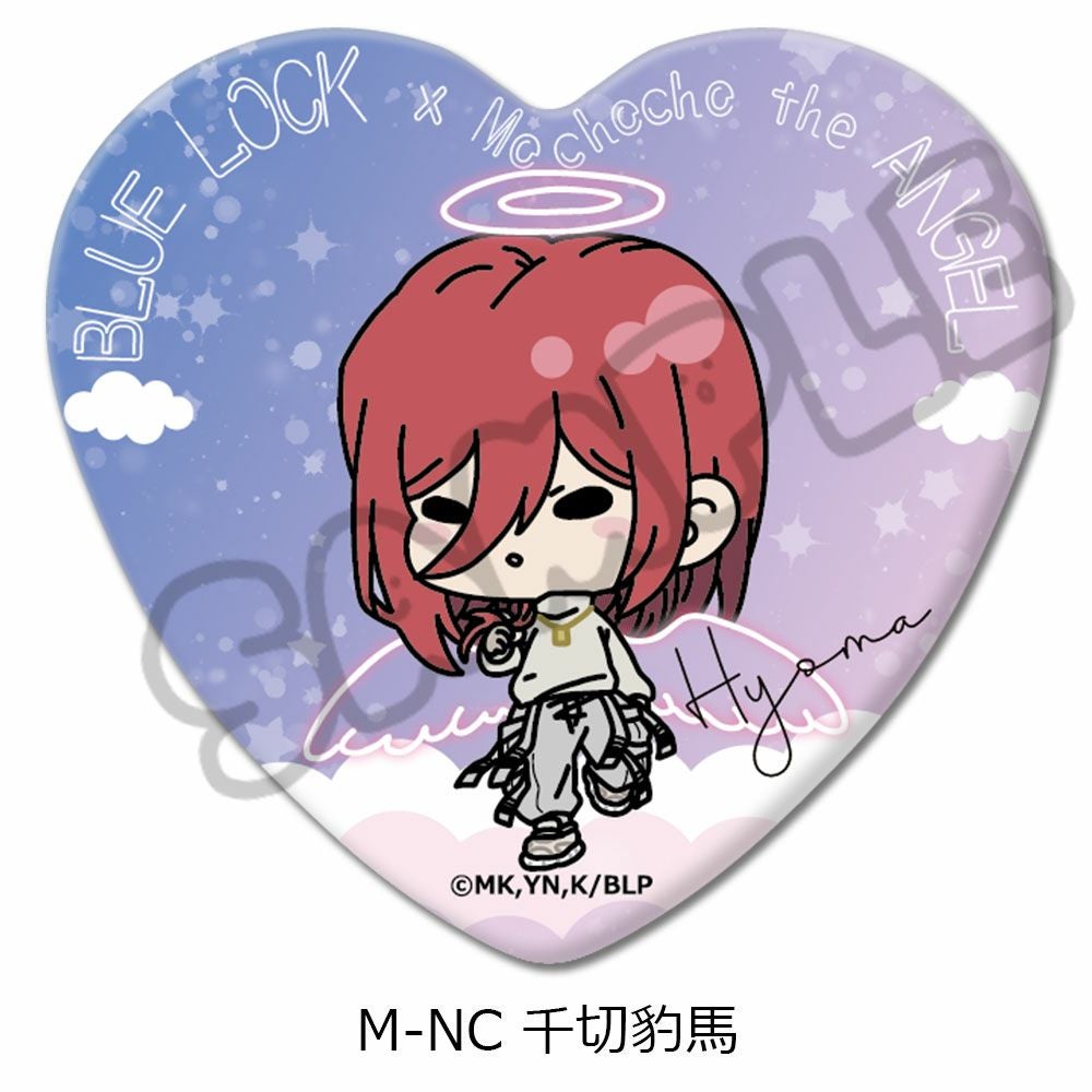 TVアニメ『ブルーロック』第5弾 ハート型缶バッジ M-NC (千切 豹馬