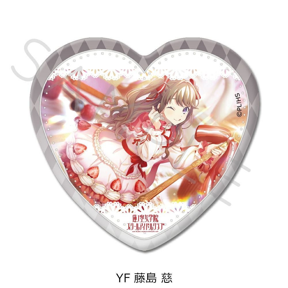 ハート型缶バッジ | ビビット