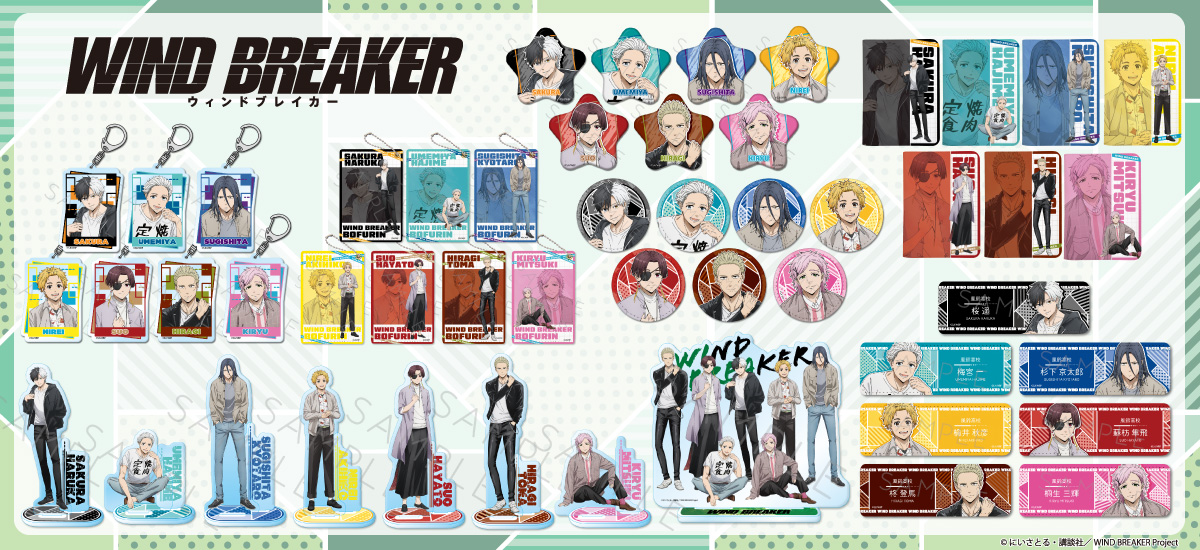 TVアニメ『WIND BREAKER』 星型缶バッジ G (桐生三輝) | ビビット