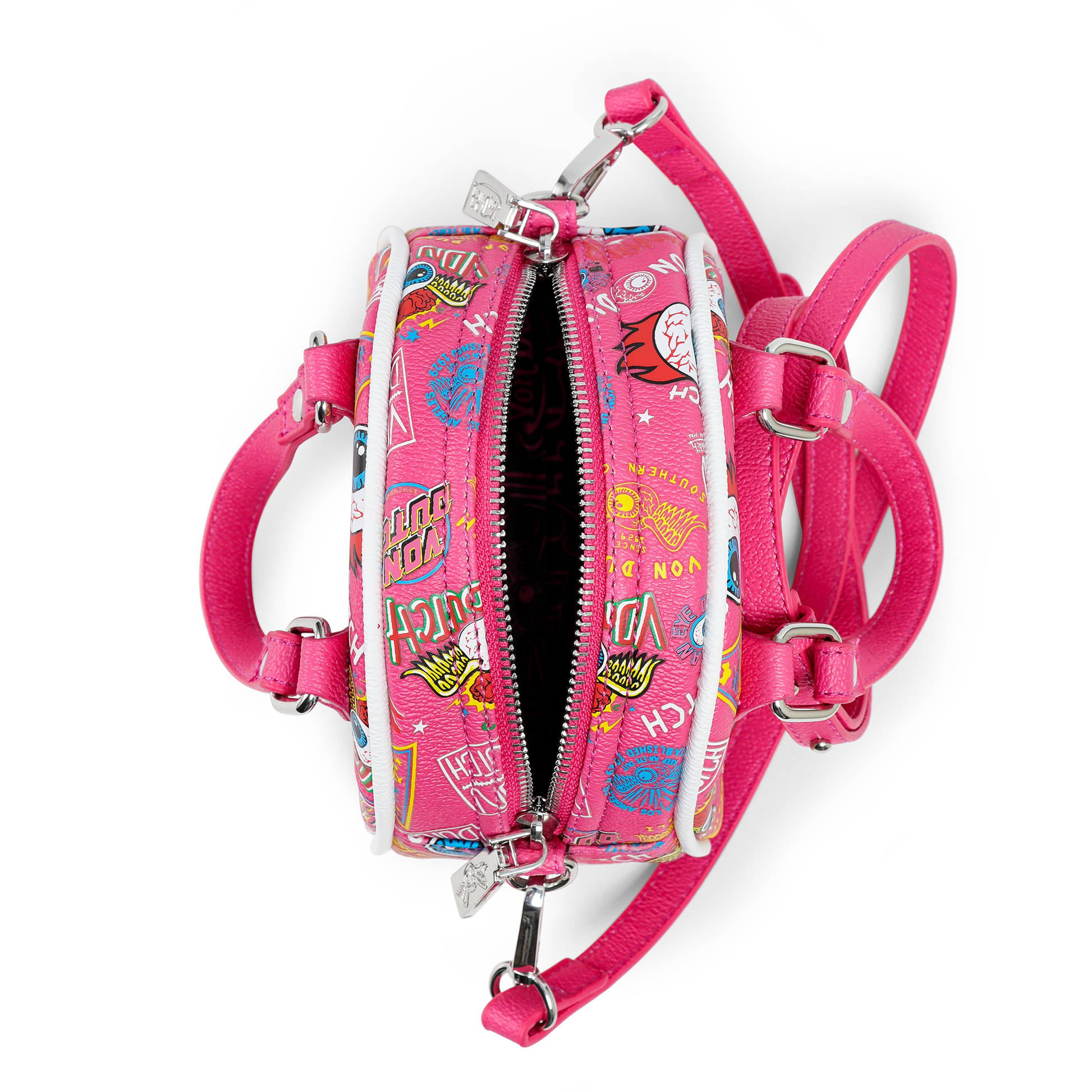 Mini Bowling Bag - Hot Pink Jax | Von Dutch
