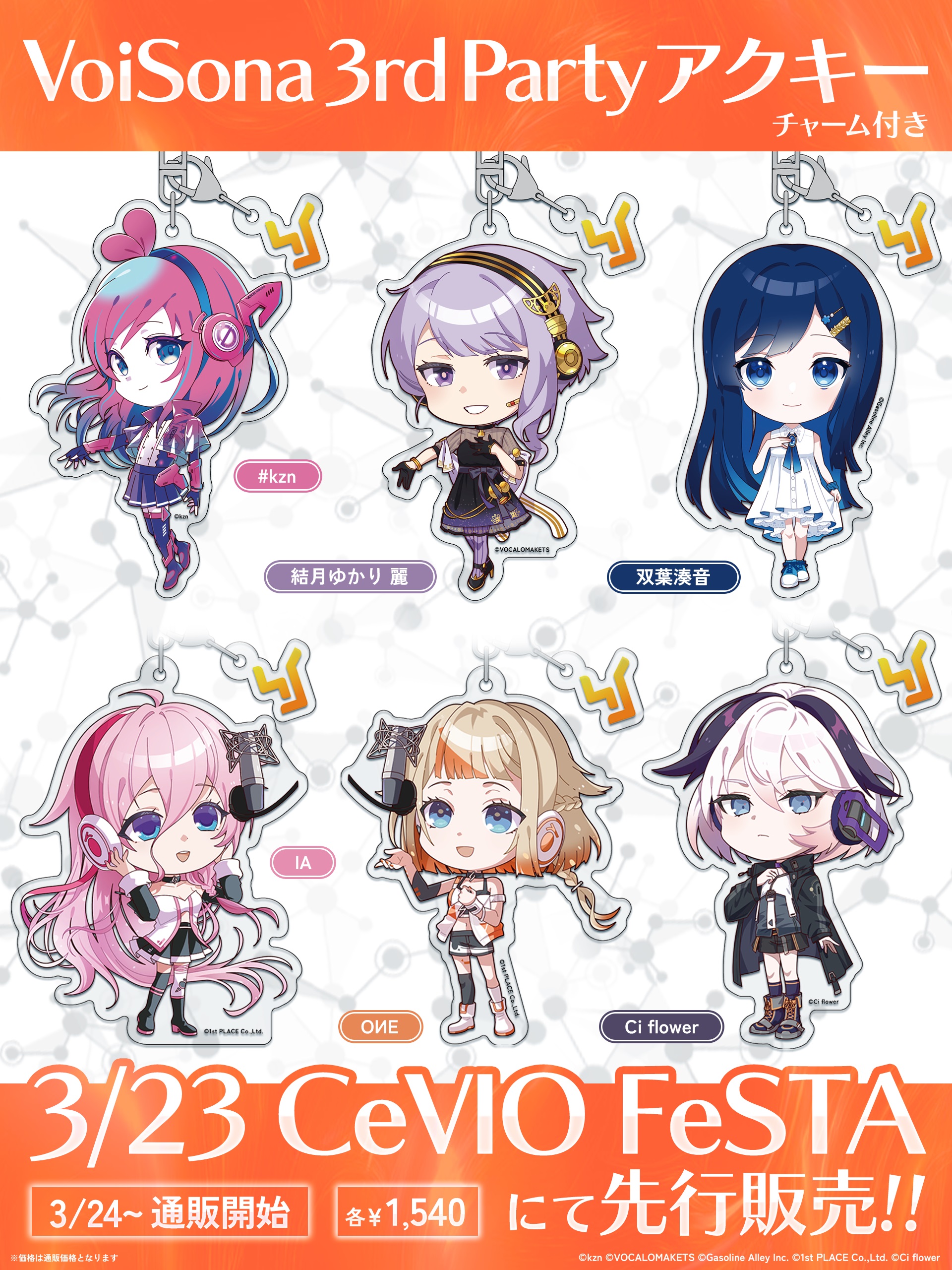 結月ゆかり 寺田てら アクリルキーホルダー 結月ゆかり寺田てら 結月