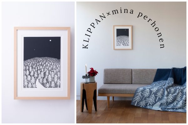 クリッパン×ミナ ペルホネンのアートコレクションポスターく「HOUSE IN