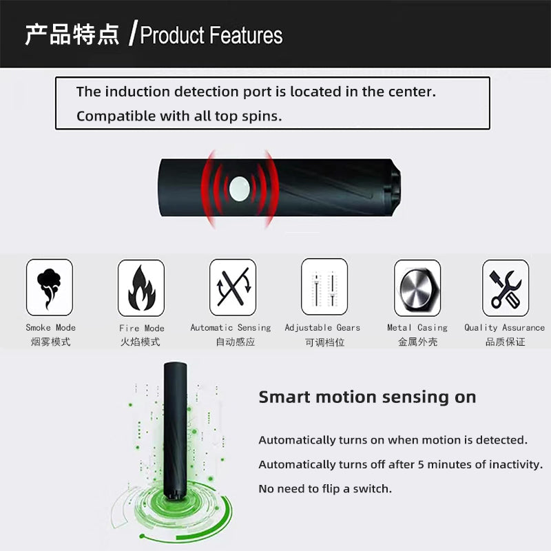 SMOKEY WOLF スモークサイレンサー スモークハイダー ライブカート式風