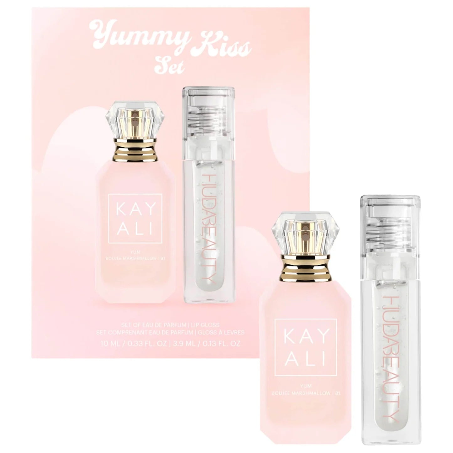 Kayali - Yummy Kiss Set includes Yum Bougie Marshmallow Travel