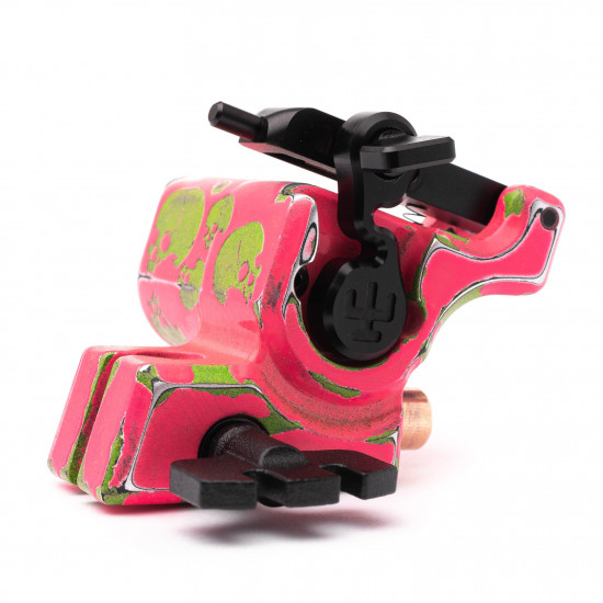 Avenger 2 Pro Neon Pink Green By Shpigel - Vlad Blad Tattoo Machines