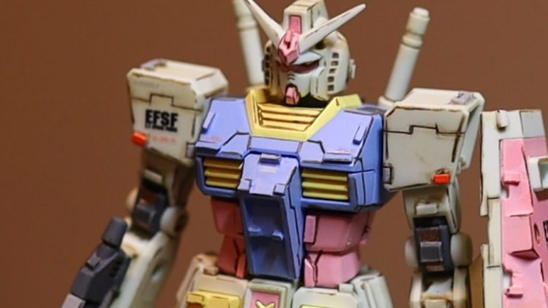 EGエントリーグレード ガンダム】セイラマスオ先生風に改造、塗装して