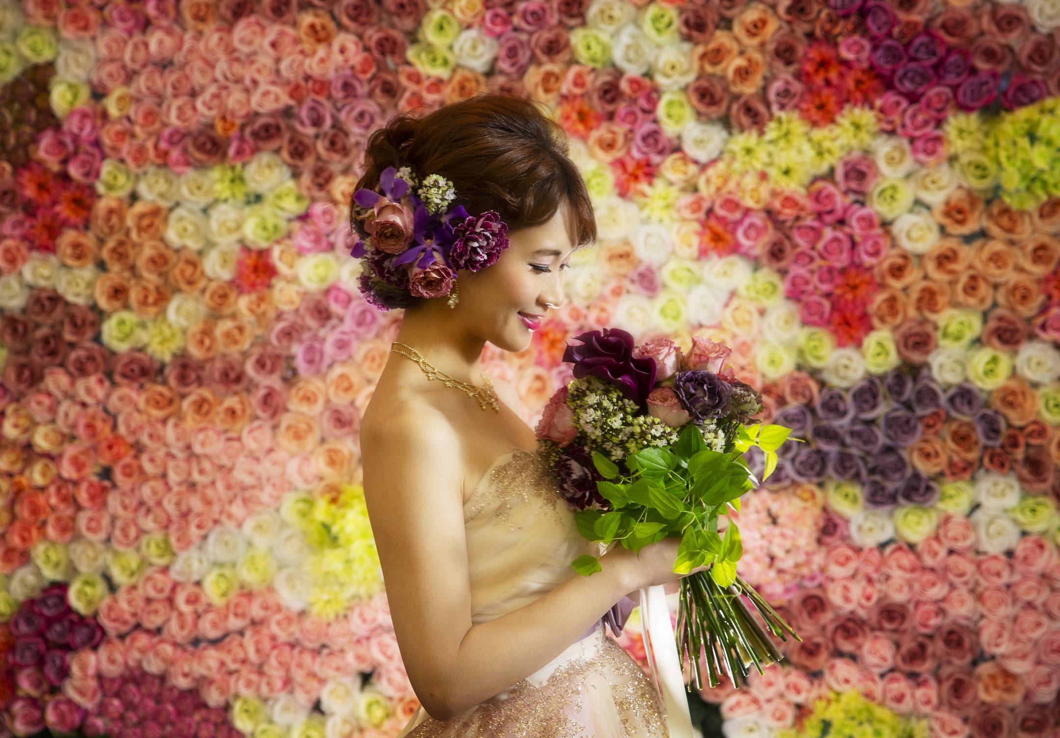 フォトブース フラワーウォール 【設営料込 3m×2.3m】 | w-style