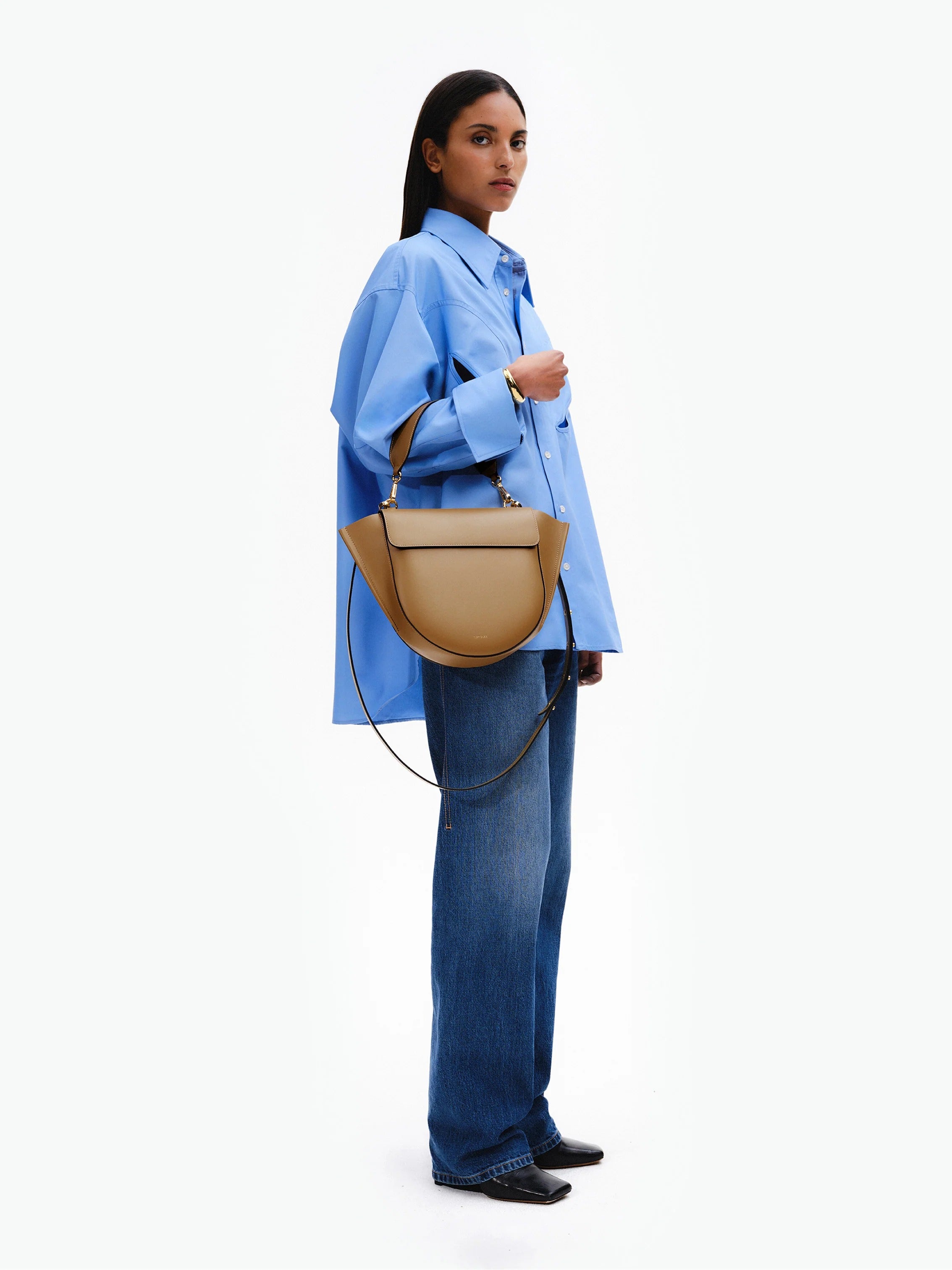 ホルテンシア ミディアム ハンドバッグ - GINGERBREAD | 【Wandler