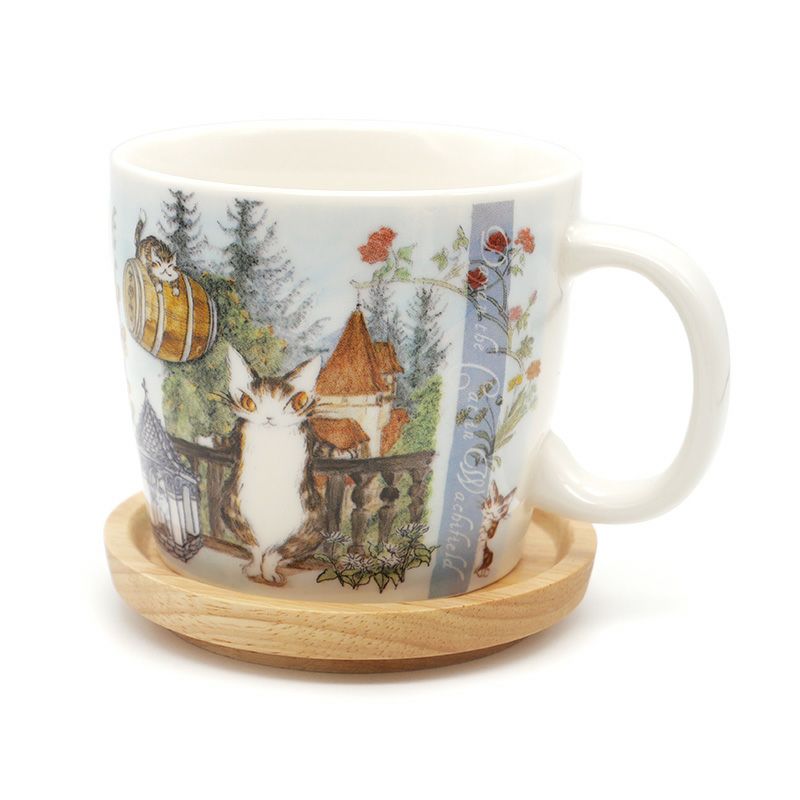 木蓋付きアートマグ 東欧コラージュ | わちふぃーるどオンラインショップ