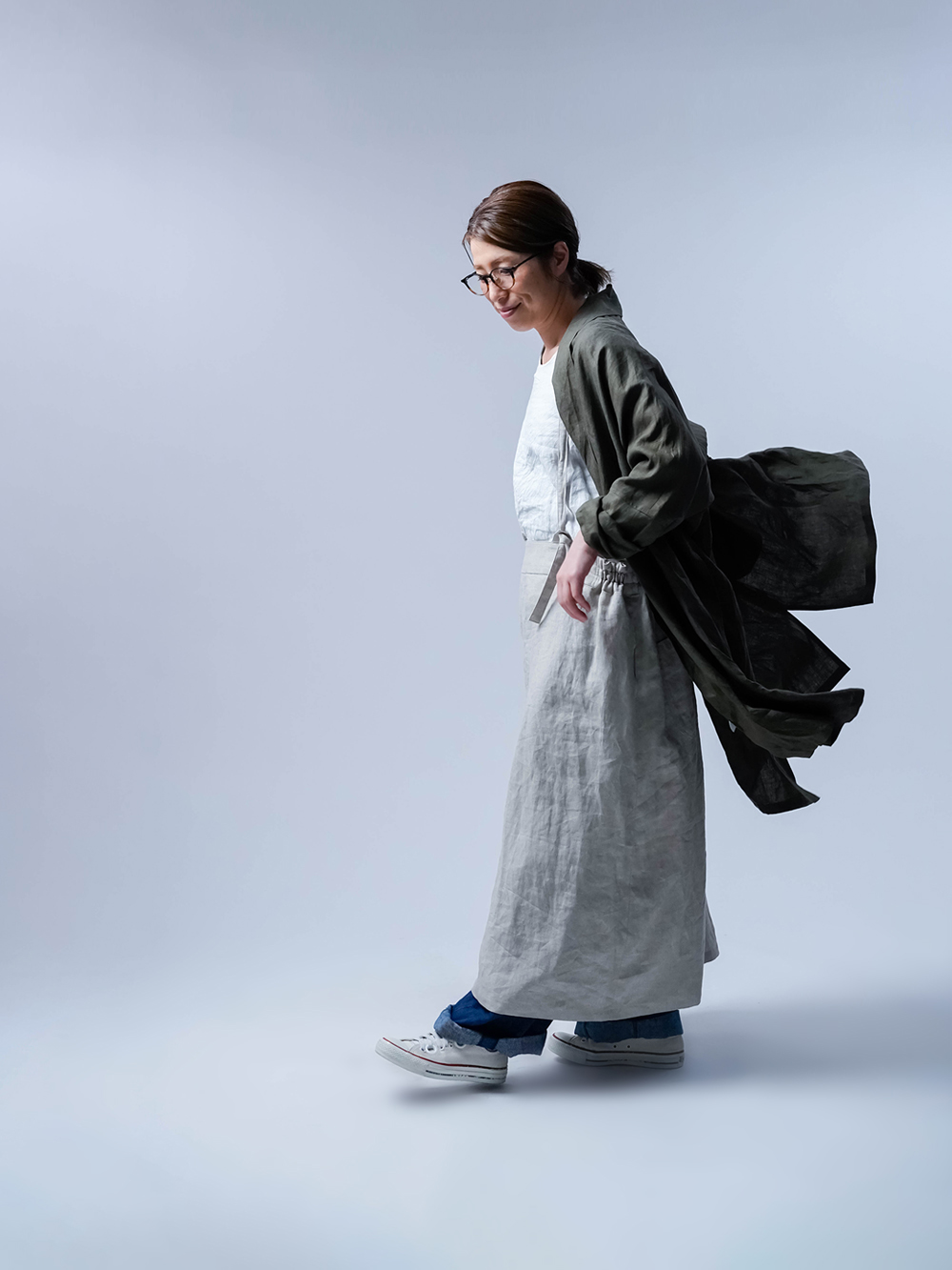 リネンローブ】もう手放せません 軽く肌が心地いい 美シルエットの