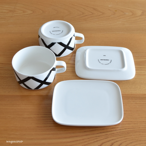 marimekko 】白いスクエアプレート oiva 届きました | わが家のここち。