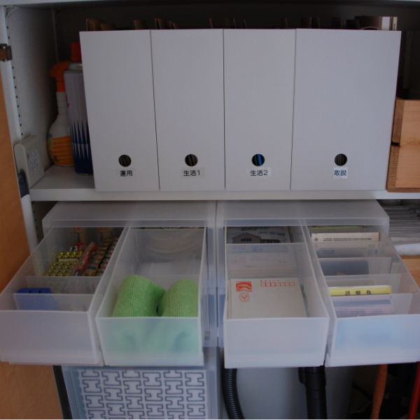 無印良品】ポリプロピレンケース・引出式・浅型で小物整理【廊下収納