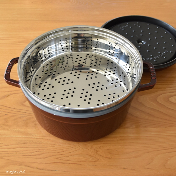 ストウブ】蒸し料理にも使えるスチーマー インサート ラウンド【 STAUB