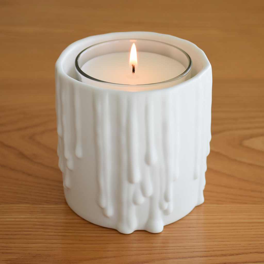 Diptyque 】溶けたロウソク？磁器のキャンドルホルダー【 Bernardaud