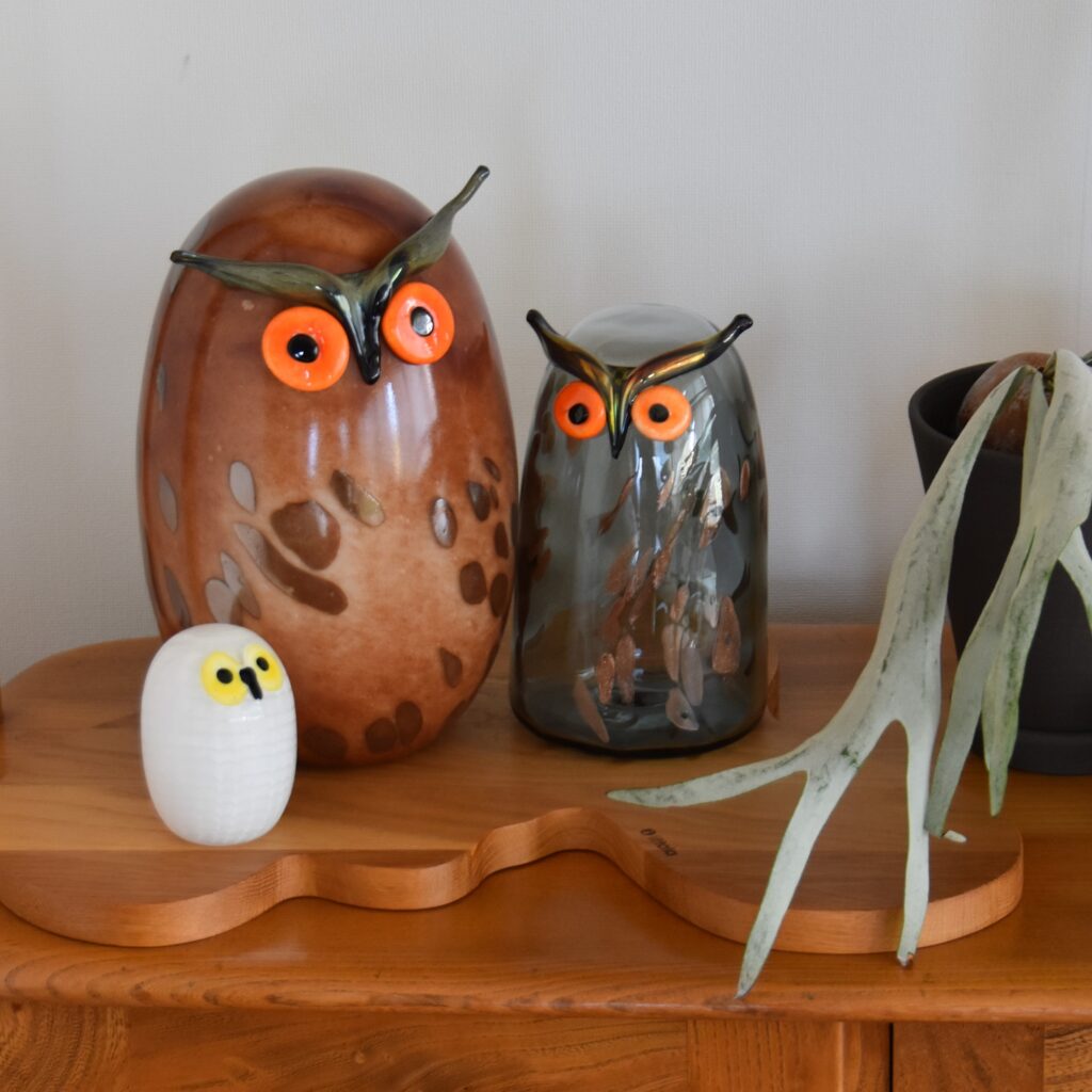 scope 】別注バード 小さな白フクロウ買いました【 Northern owl White