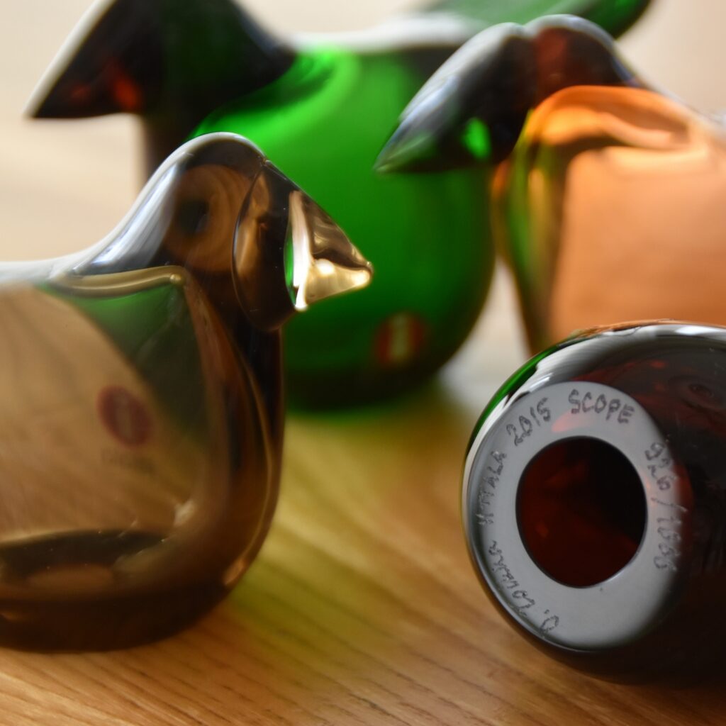 scope 】OMK 懐かしの別注シエッポと記念日バード【 iittala 2015