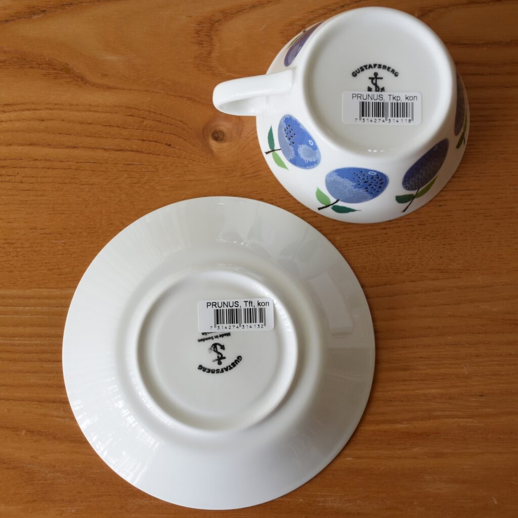 グスタフスベリ】ティーカップ＆ソーサーを買いました【Stig Lindberg