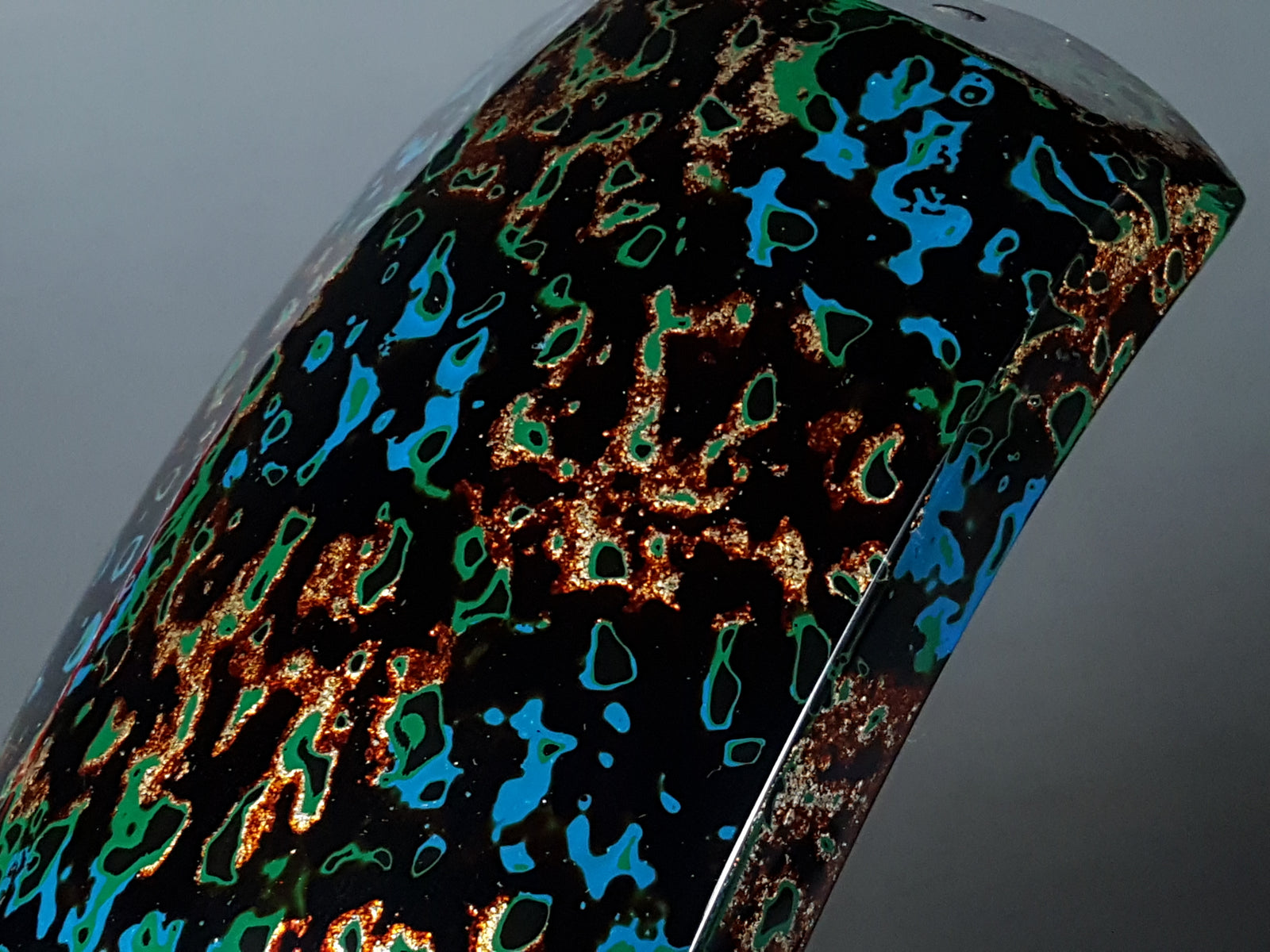 津軽三味線用）胴掛け（津軽塗）梨子地／青金緑 | 和楽器市場·新館