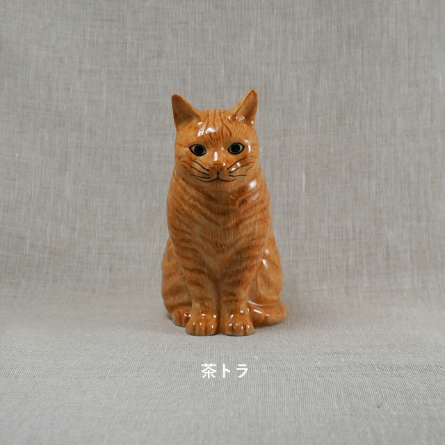 Quail Ceramics社 貯金箱（茶トラ Vincent） | 猫本専門書店 書肆 吾輩堂