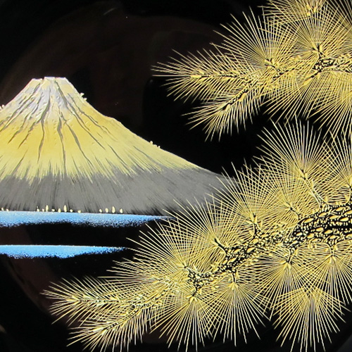 輪島塗漆器の工房直販 輪島塗太郎 / 輪島市 塗太郎 / 輪島塗 飾皿 手彫