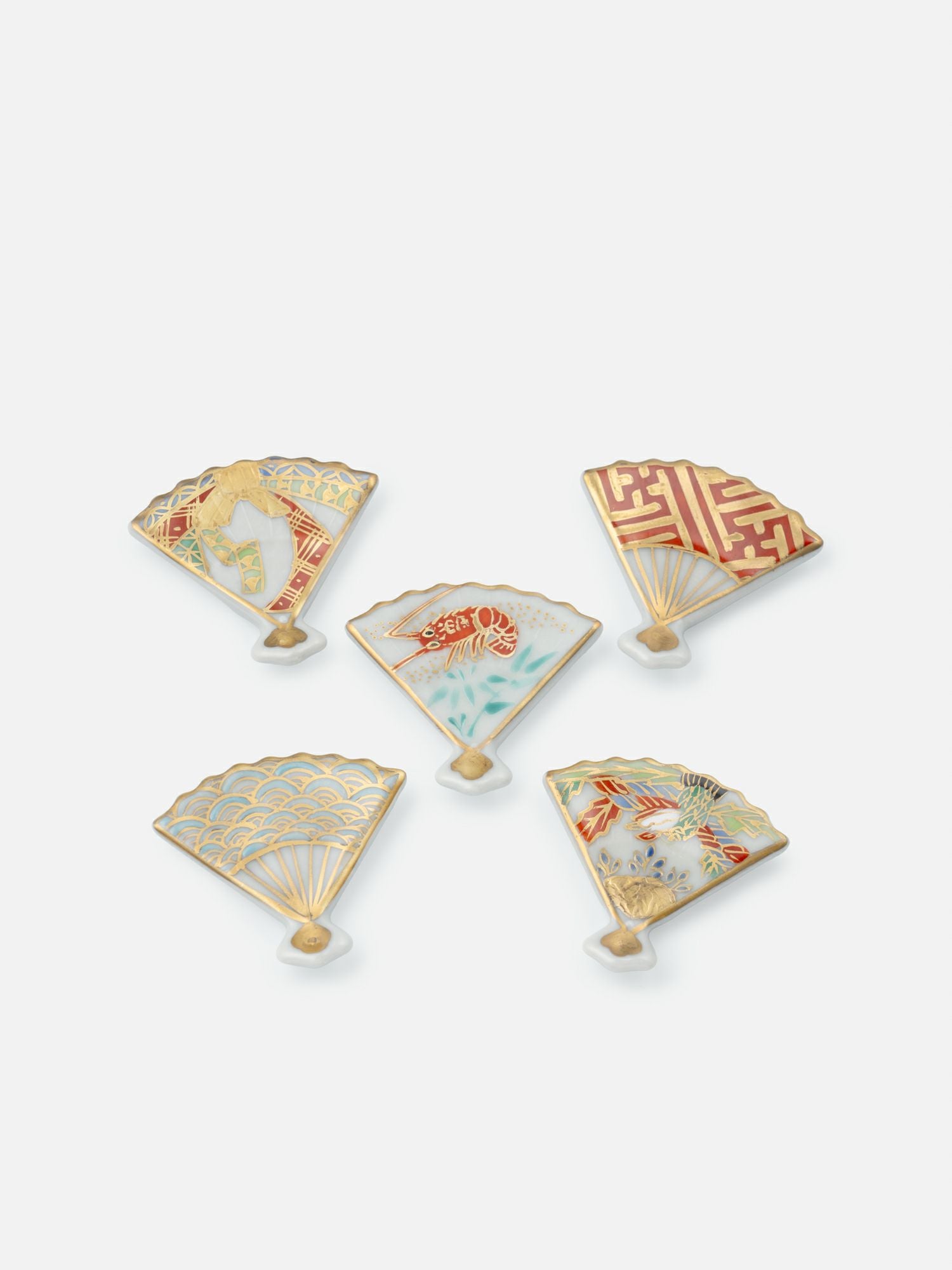 清水焼 末広箸置（5個組） |ダイニング | WAKO公式オンライン