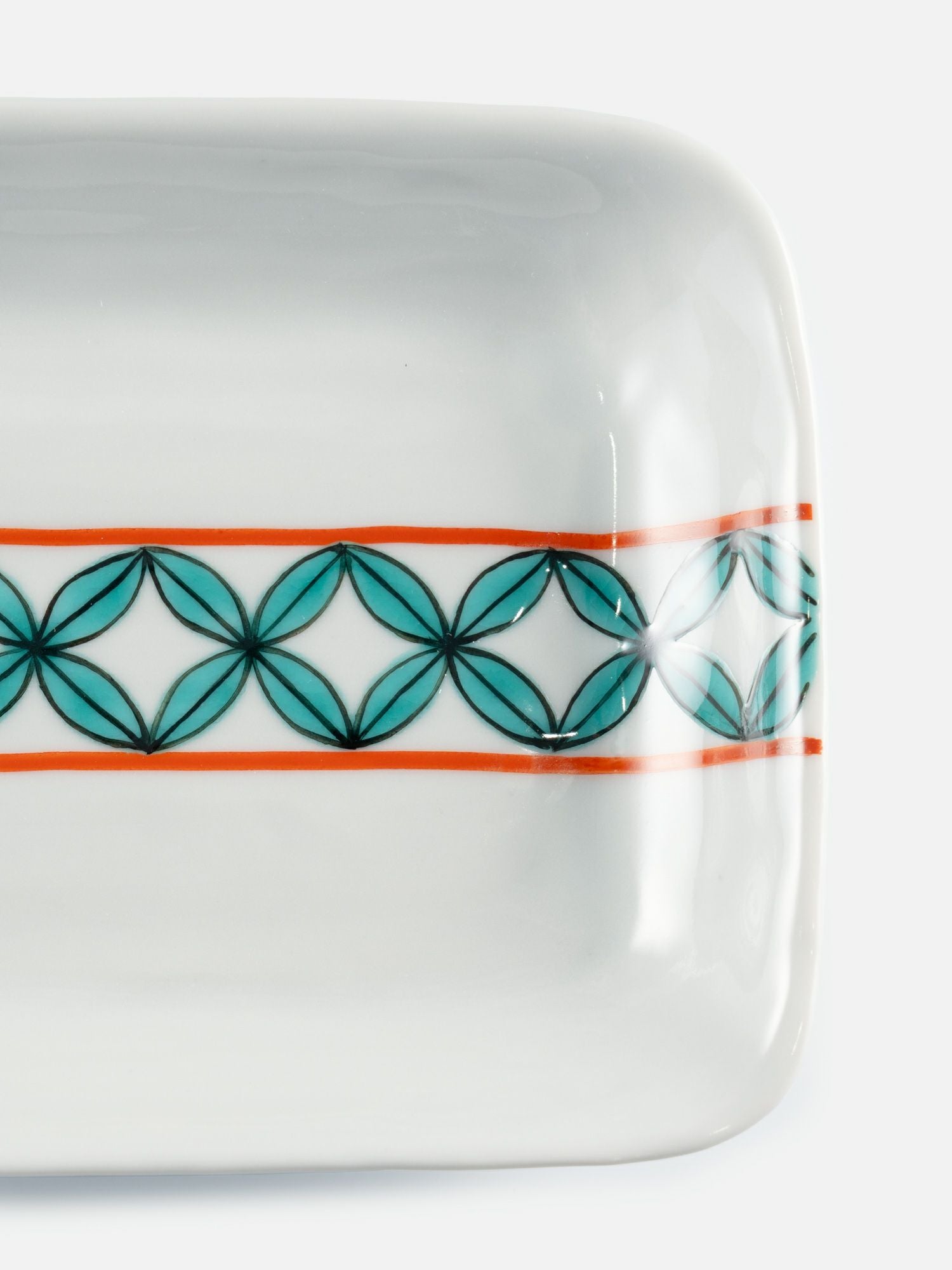 九谷焼 海野 裕 作 七宝文角皿 |ダイニング | WAKO公式オンライン