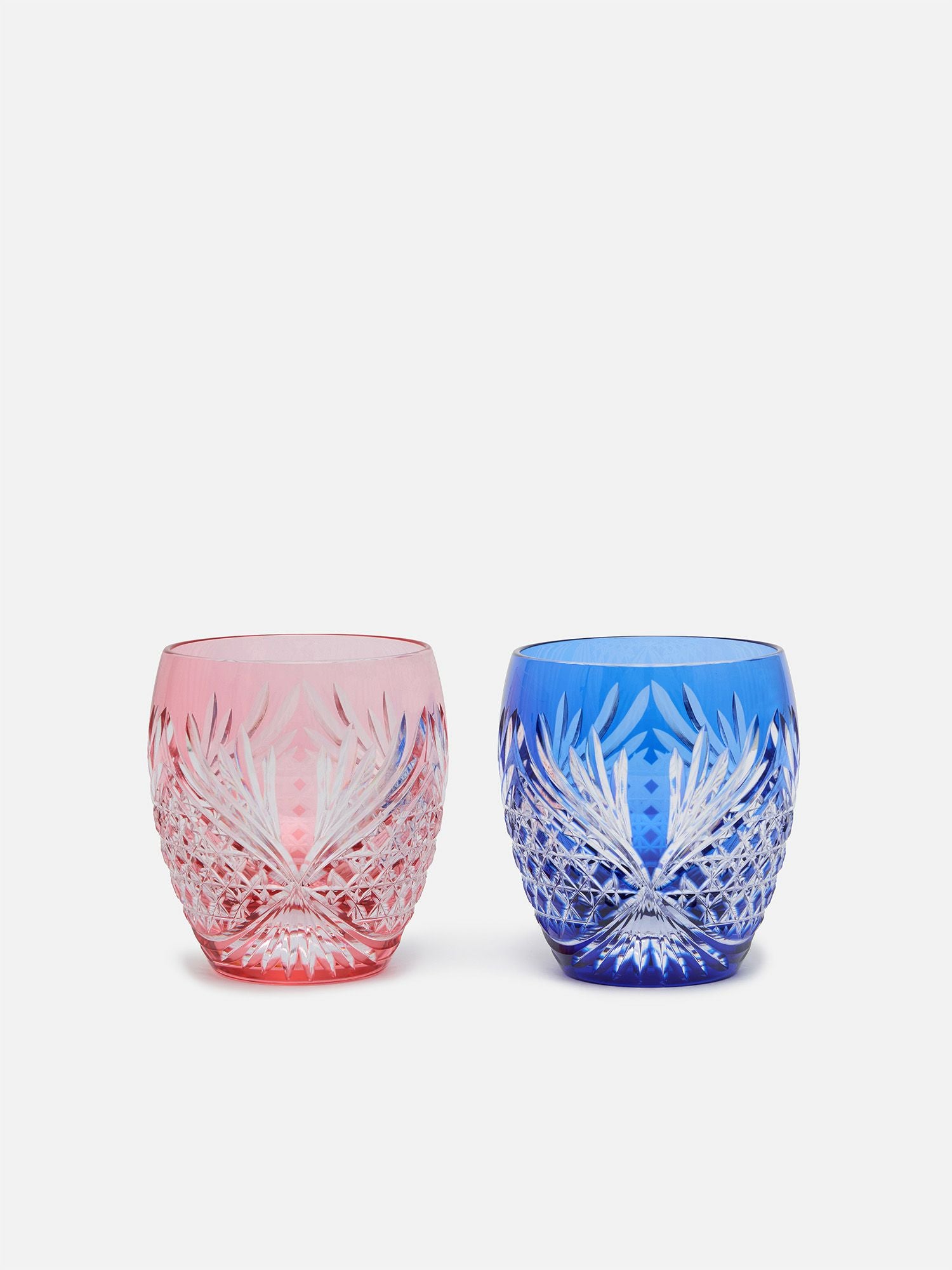 カガミクリスタル ペアロックグラス 鹿角 |ダイニング | WAKO公式